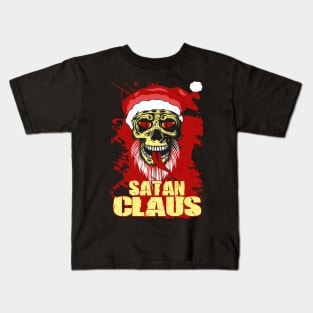 Santa Satan Claus Kids T-Shirt